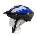CASCO BICICLETA SKATE SCOOTER PATINETA CON REGULADOR AZUL