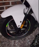 STICKER DE TORNASOL LASER PARA RUEDA DE MOTO Y BICCLETA