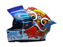 CASCO MOTO BIHR DOBLE VISOR CELESTE BLANCO VISOR IRIDIUM DAMA MUJER
