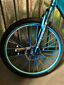 STICKER DE TORNASOL LASER PARA RUEDA DE MOTO Y BICCLETA