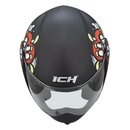 CASCO MOTO ABATIBLE ICH KIDS DREAM TEAM ROJO BRILLO
