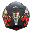 CASCO MOTO ABATIBLE ICH KIDS DREAM TEAM ROJO BRILLO