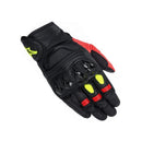GUANTES MOTO ALPINESTAR CUERO CELER ROJO VERDE