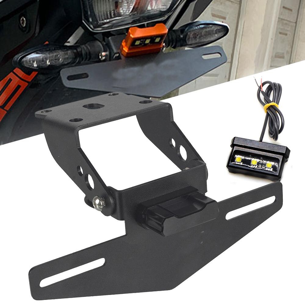 Soporte Para Faros De Moto - Abrazadera Ajustable, Material Aeronáutico, Reduce Vibraciones