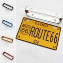 SOPORTE PLACA DE METAL DE ANGULO AJUSTABLE PARA MOTO