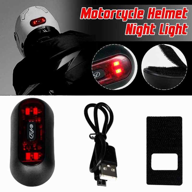 Luces Para Casco De Moto LUCES LED UNIVERSAL PARA CASCO MOTO CON