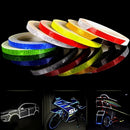 STICKER REFLECTANTE FLUORESCENTE PARA MOTO Y BICICLETA