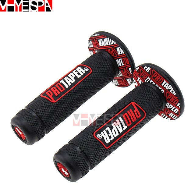 Puños De Moto Universales De Aleación Y Goma - Antideslizantes Para Manillar 7/8"