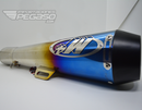 RESONADOR TUBO DE ESCAPE PARA MOTO M4 ATORNASOLADO