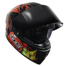 CASCO MOTO CES DOBLE VISOR CON ALERON CAMU JOKER POLARIZADO