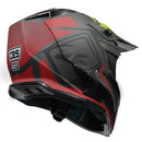 CASCO PARA MOTO CROSS CES NEGRO MATE/ NEON Y ROJO
