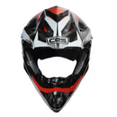 CASCO CES MOTO CROSS DH ROJO TIKI DOT