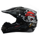 CASCO CES MOTO CROSS DH NEGRO DOT