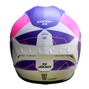 CASCO MOTO AXXIS DRAKEN DEKERS B5 MORADO BLANCO ROSA MATE