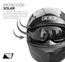 CASCO MOTO CES DOBLE VISOR CON ALERON CAMU JOKER POLARIZADO