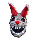 FUNDA CASCO MOTO PELUCHE ORIGINAL CONEJO OREJAS ROJAS HALLOWEEN