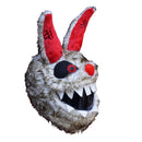 FUNDA CASCO MOTO PELUCHE ORIGINAL CONEJO OREJAS ROJAS HALLOWEEN