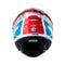 CASCO MOTO ABATIBLE HRO 3440 DV LAZZAR BLANCO ROJO