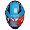 CASCO INTEGRAL LS2 FF353 DESTRIP AZUL NARANJA CELESTE