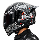 CASCO MOTO BIHR PITBULL POLARIZADO DOBLE VISOR