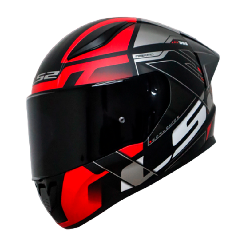 CASCO INTEGRAL LS2 NS353 DEVIANT ROJO MATE