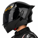 CASCO MOTO CES EX SOMAN ABATIBLE NEGRO BRILLO POLARIZADO