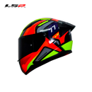 CASCO INTEGRAL LS2 NS353 HYPER NARANJA AMARILLO