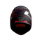 CASCO INTEGRAL LS2 FF353 DEVIANT NEGRO ROJO MATE