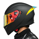 CASCO MOTO AXOR EX BIHR DORADO NEGRO MATE DOBLE VISOR