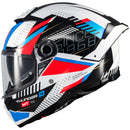 CASCO MOTO MT THUNDER 4 SV LUMINENCE A7 BLANCO BRILLO