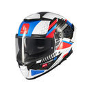 CASCO MOTO MT THUNDER 4 SV LUMINENCE A7 BLANCO BRILLO