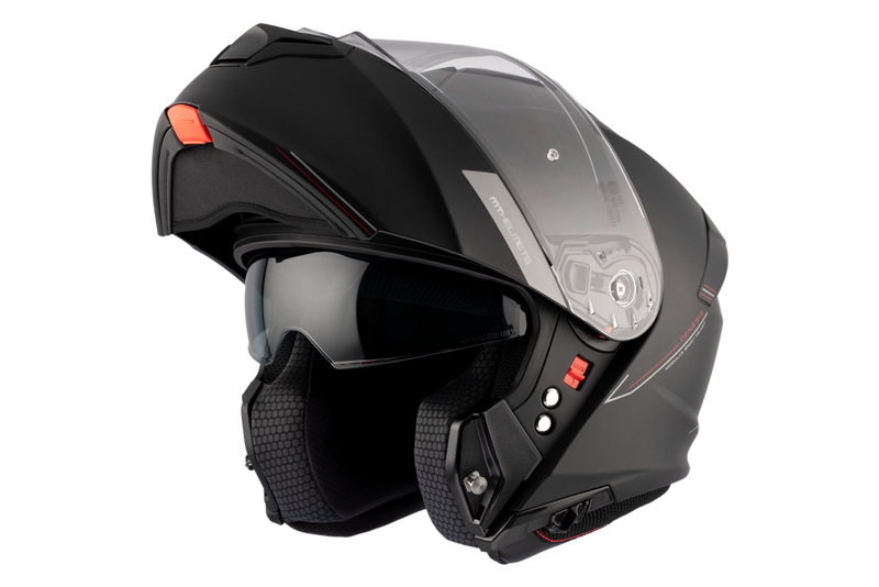 CASCO MOTO MT HELMETS GENESIS SV NEGRO MATE ABATIBLE