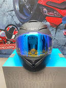 CASCO MOTO REVOX CERTIFICADO VISOR REVO AZUL DIA Y NOCHE