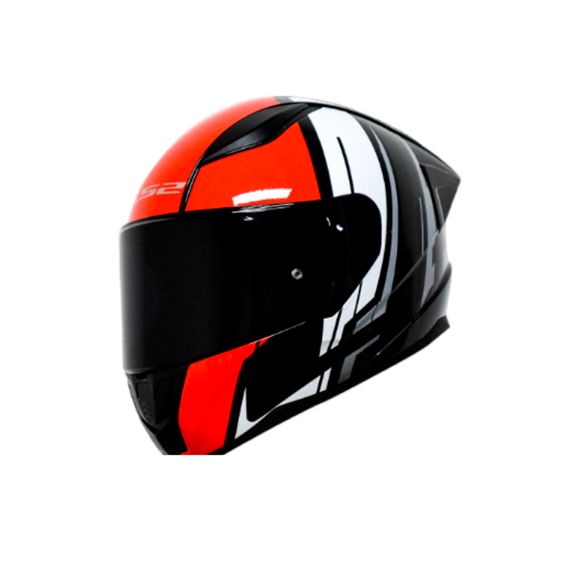 CASCO INTEGRAL LS2 NS353 FLAG ROJO BLANCO