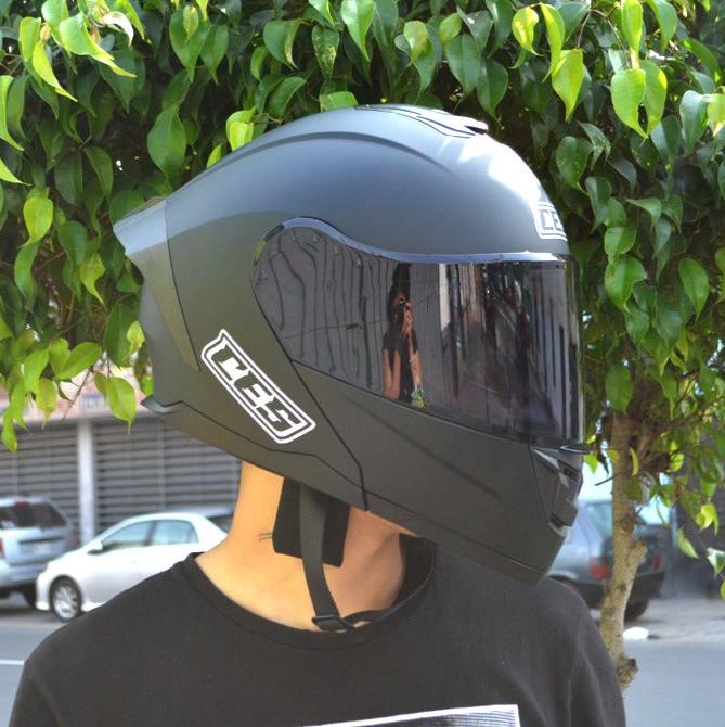 CASCO MOTO CES COMPACT ARTICULADO DOBLE VISOR NEGRO MATE POLARIZADO