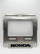 Porta Placa Para Moto HONDA Universal De Acero Inoxidable