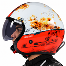 Casco Moto Ls2 Of599 Spitfire Inky Blanco