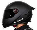 Casco Moto Ls2 Cosmos Negro Ecer 2206 POLARIZADO