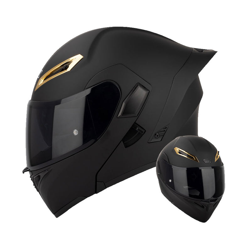 CASCO MOTO JOKER ABATIBLE NEGRO MATE