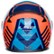 CASCO INTEGRAL LS2 FF353 DESTRIP AZUL NARANJA CELESTE