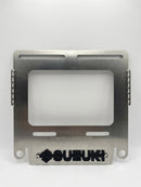 Porta Placa Para Moto SUZUKI Universal De Acero Inoxidable