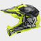 CASCO LS2 MX437 FAST MINI NIÑO EVO CRUSHER NEGRO AMARILLO