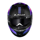 CASCO MOTO LS2 FF808 STREAM II VINTAGE LILA MORADO DAMA
