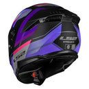 CASCO MOTO LS2 FF808 STREAM II VINTAGE LILA MORADO DAMA