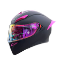 CASCO MOTO BIHR ZAFIRO ROSA DOBLE VISOR DIURNO