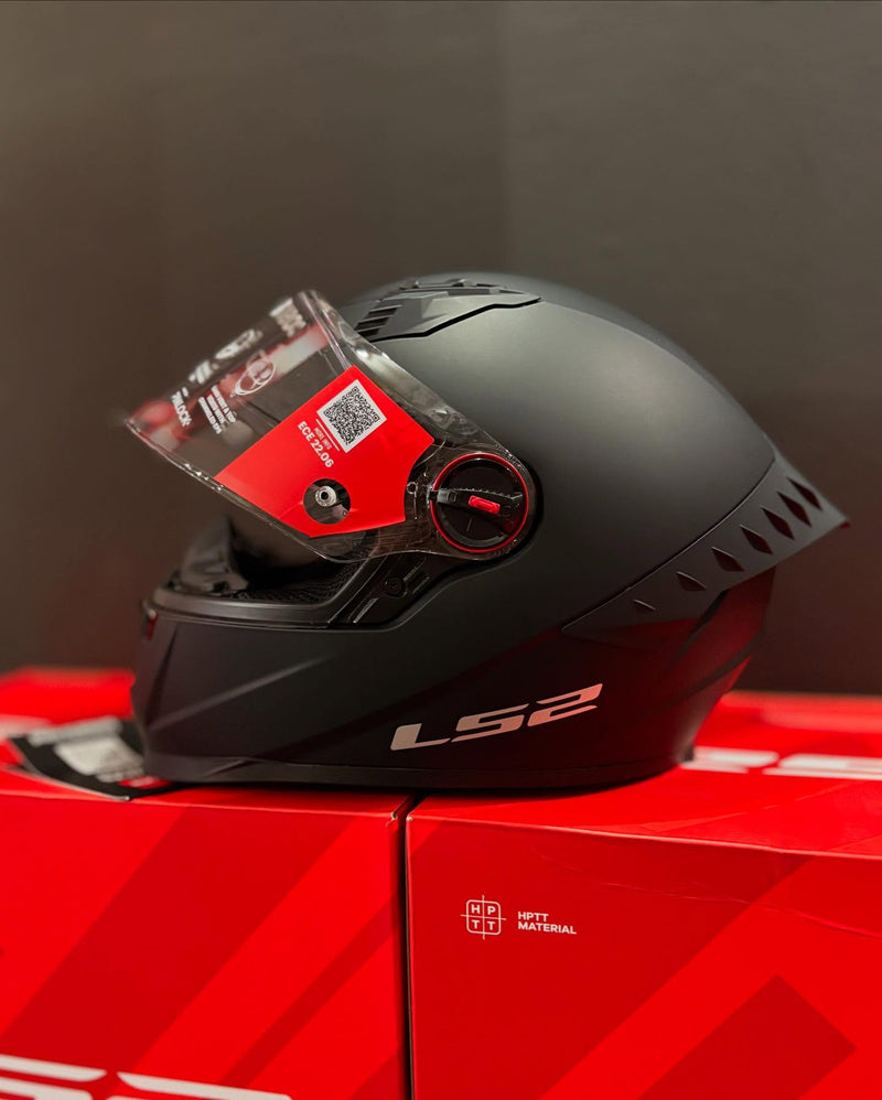 CASCO MOTO LS2 COSMOS FF816 NEGRO MATE ECER2206