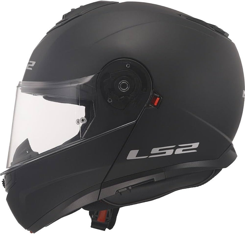 CASCO MOTO LS2 FF908 STROBE II NEGRO MATE ARTICULADO