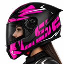 Casco integral LS2 FF810 VIGO ROSADO VISOR OSCURO CERTIF. ECE 22-06