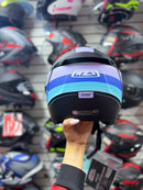 CASCO MOTO ABIERTO NZI CIVIC MATE AZUL LILA
