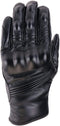 GUANTES MOTO CUERO NEGRO REFORZADOS